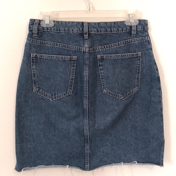 H&M Raw Hem Denim Jean Skirt - Picture 5 of 6